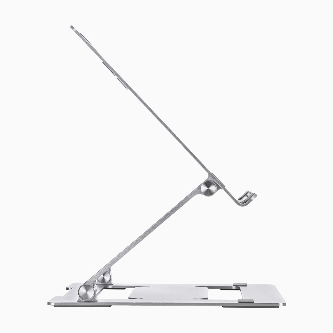 Desky Adjustable Laptop Riser side view