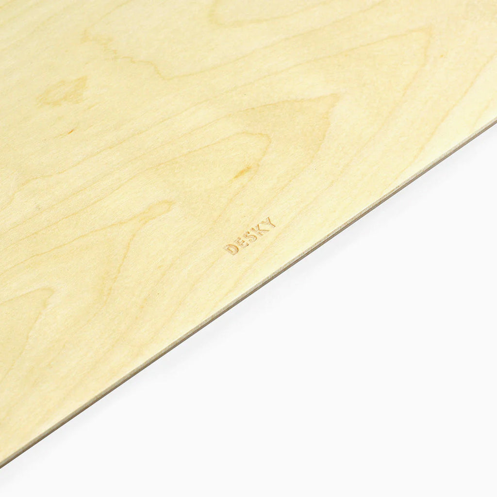 Desky Birch Wooden Monitor Riser detail