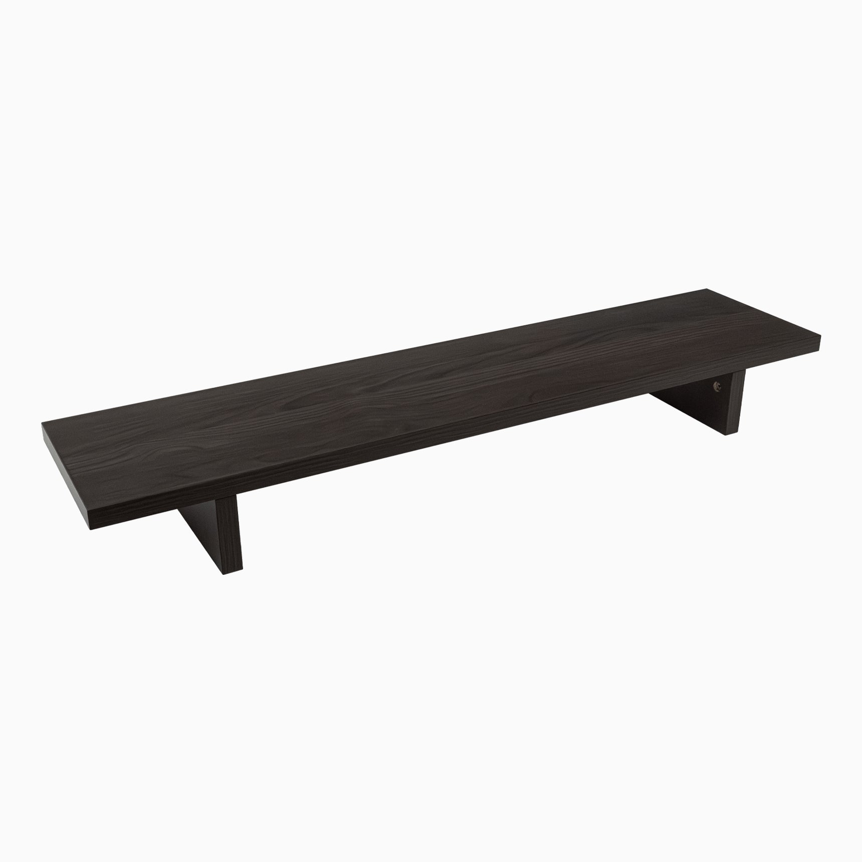 Desky Monitor Stand in Burnished Wood