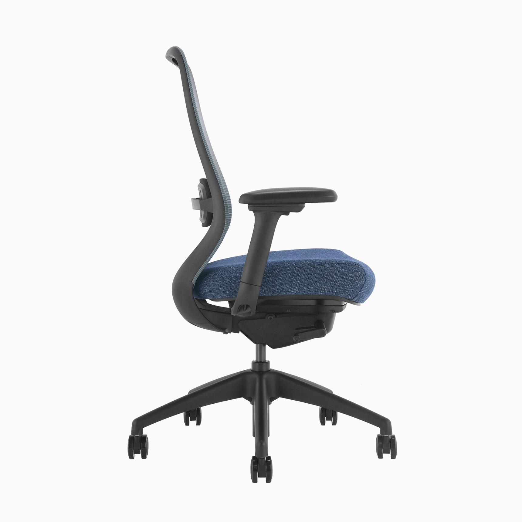 Desky CoilFlex Office Chair Blue side