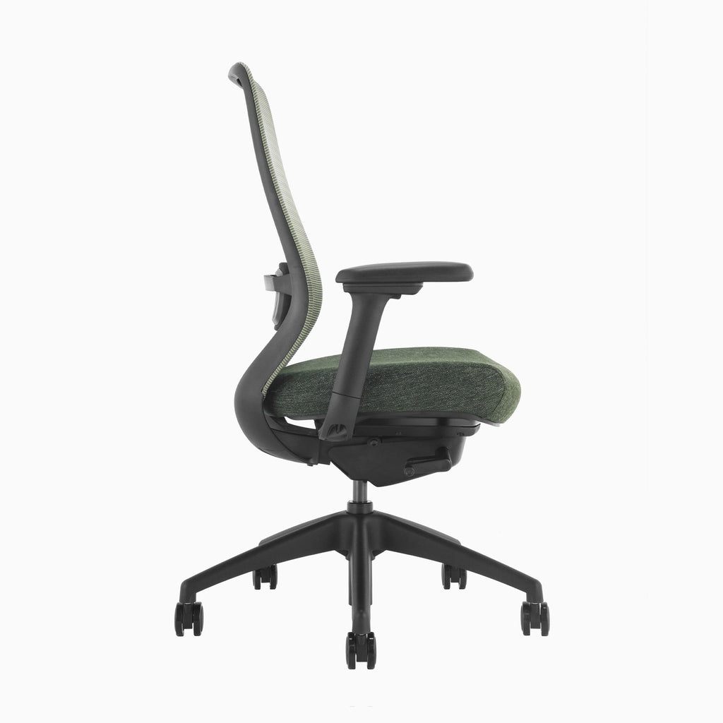 Desky CoilFlex Office Chair Dark Green side