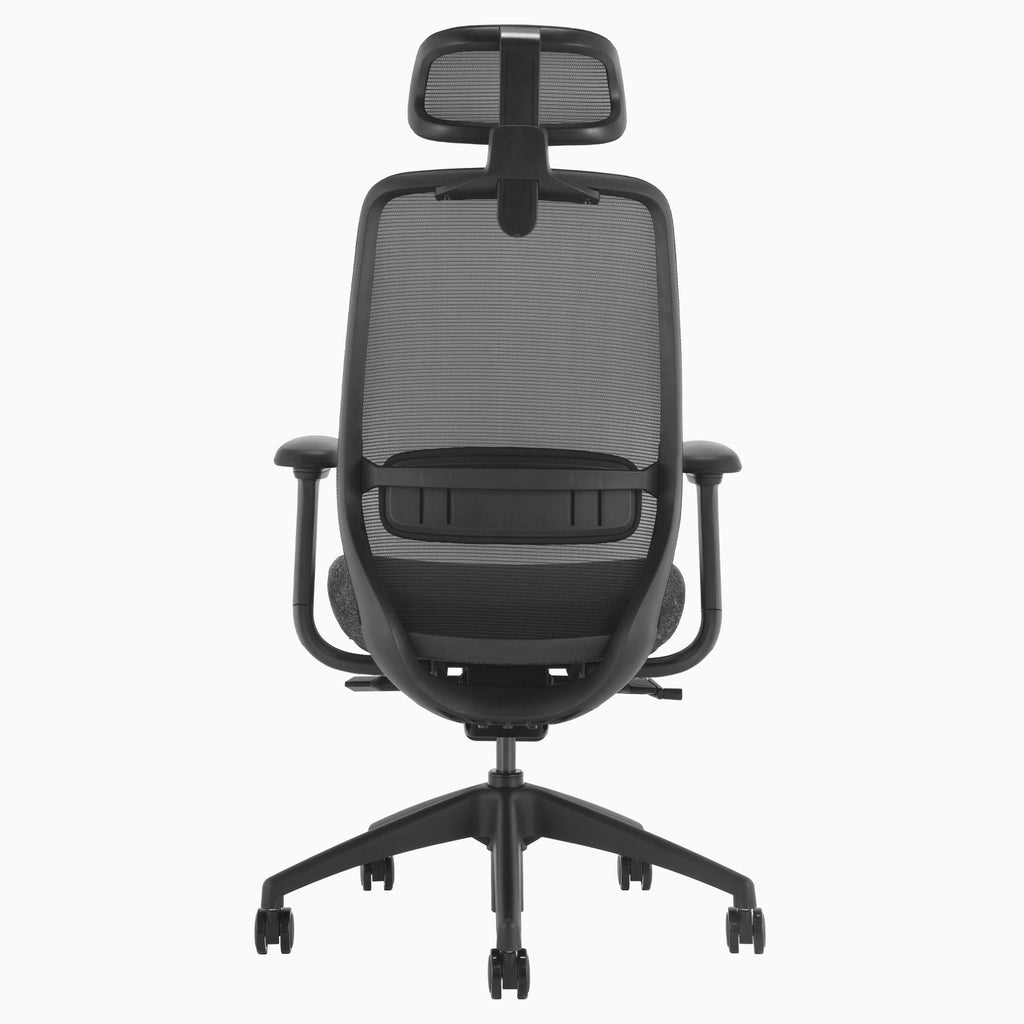 Desky CoilFlex Office Chair Black with headrest