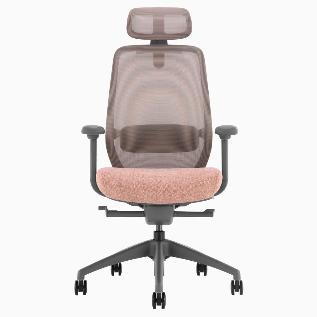 Desky CoilFlex Office Chair Peach headrest front