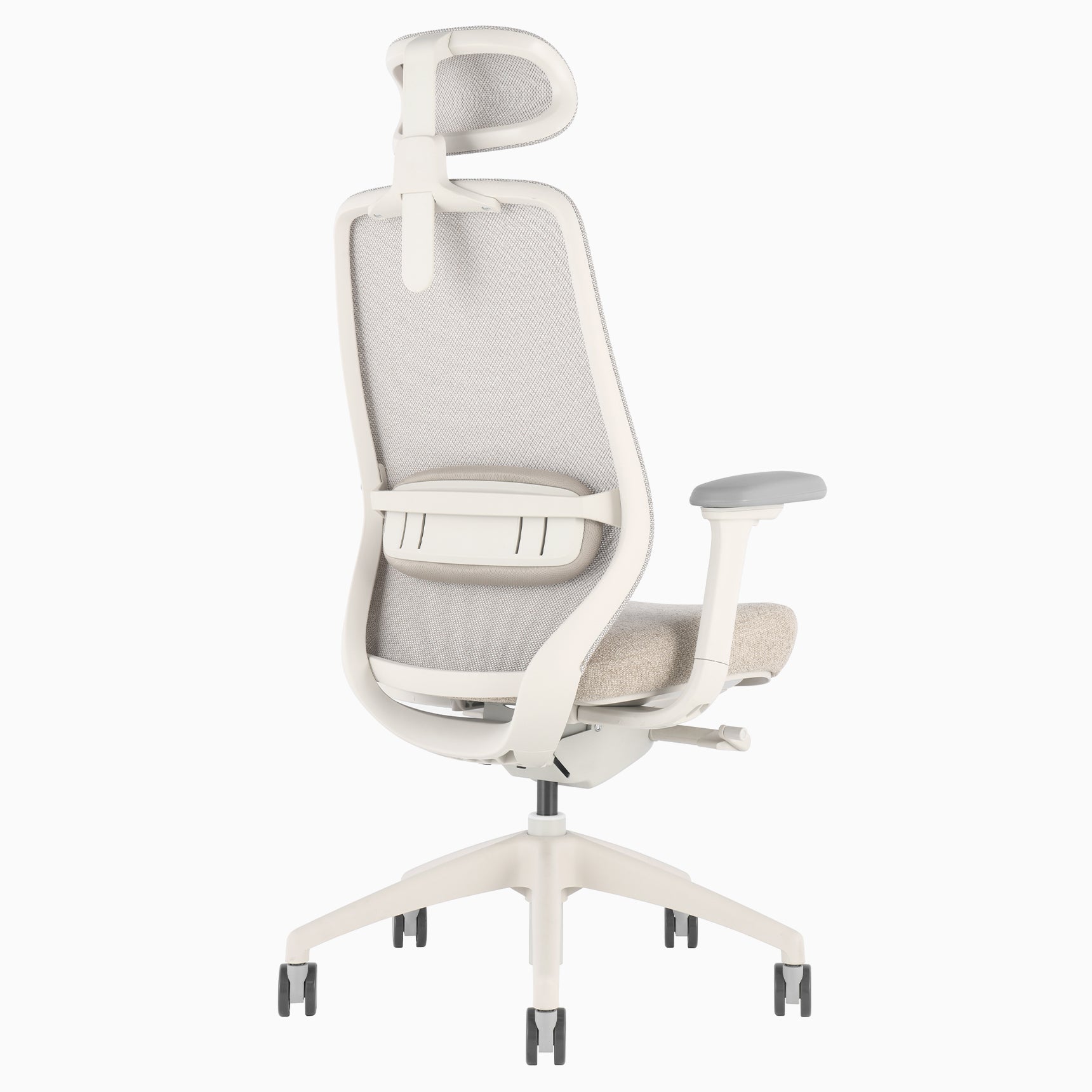 Desky CoilFlex Office Chair Wheat headrest back side