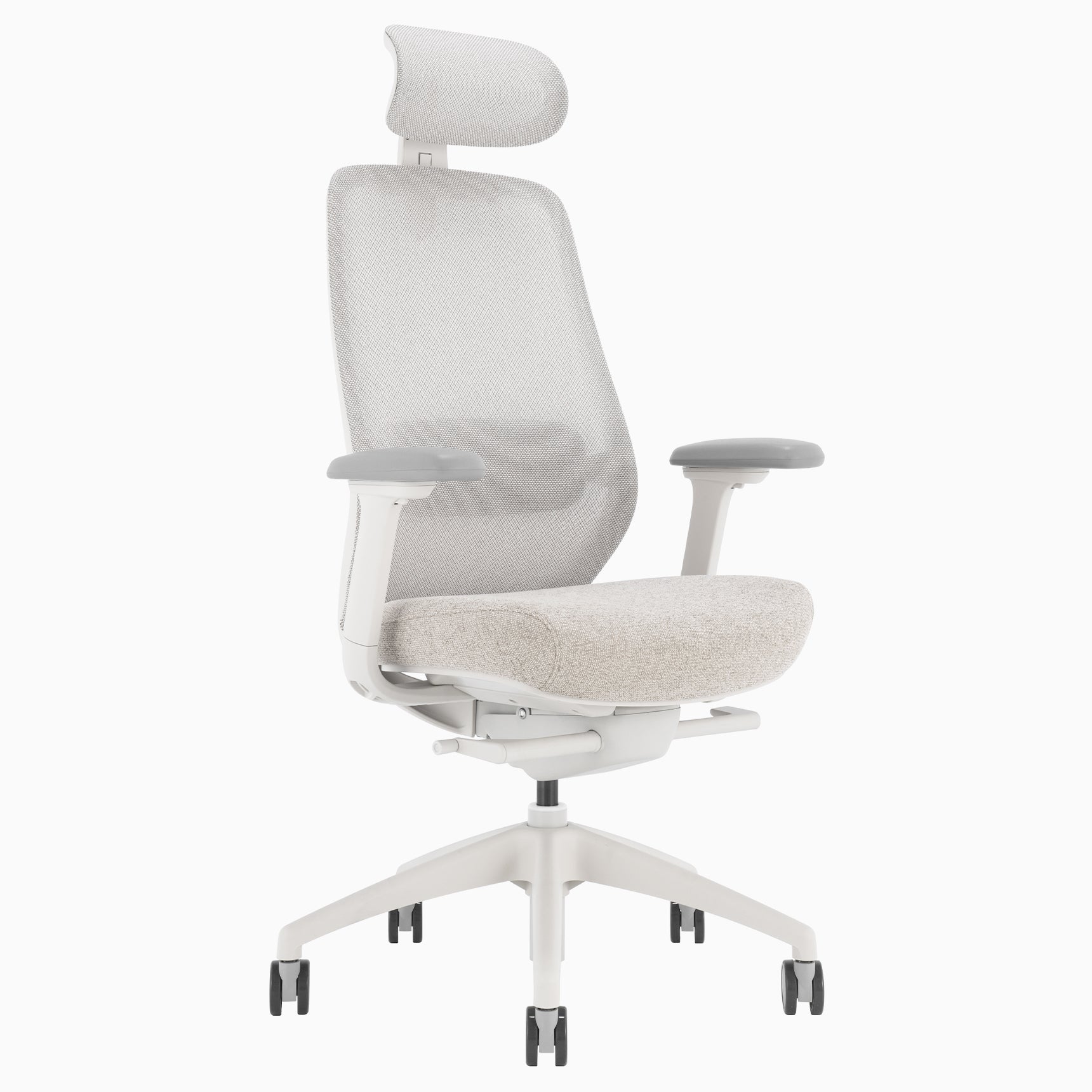 Desky CoilFlex Office Chair in Wheat with headrest