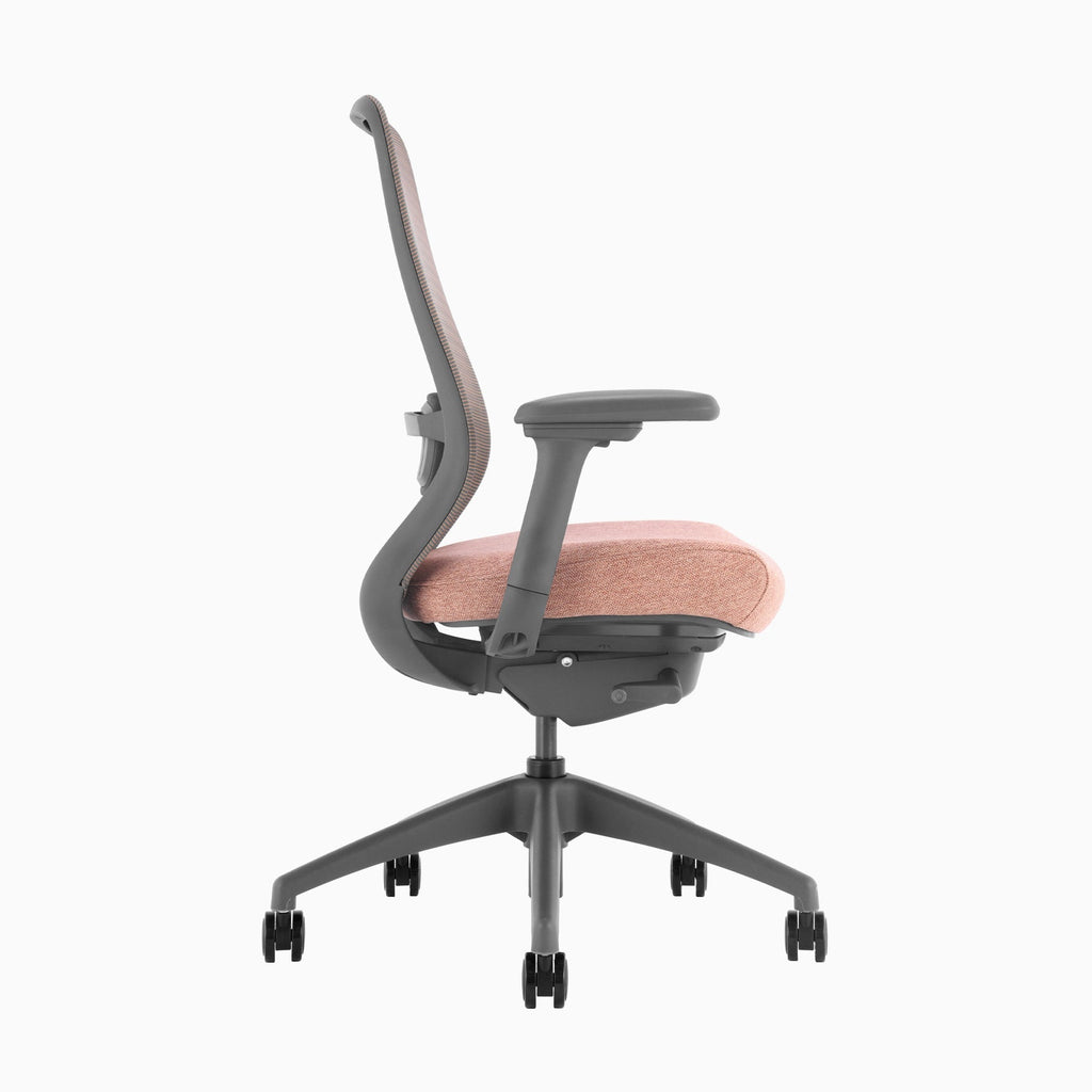 Desky CoilFlex Office Chair Peach side
