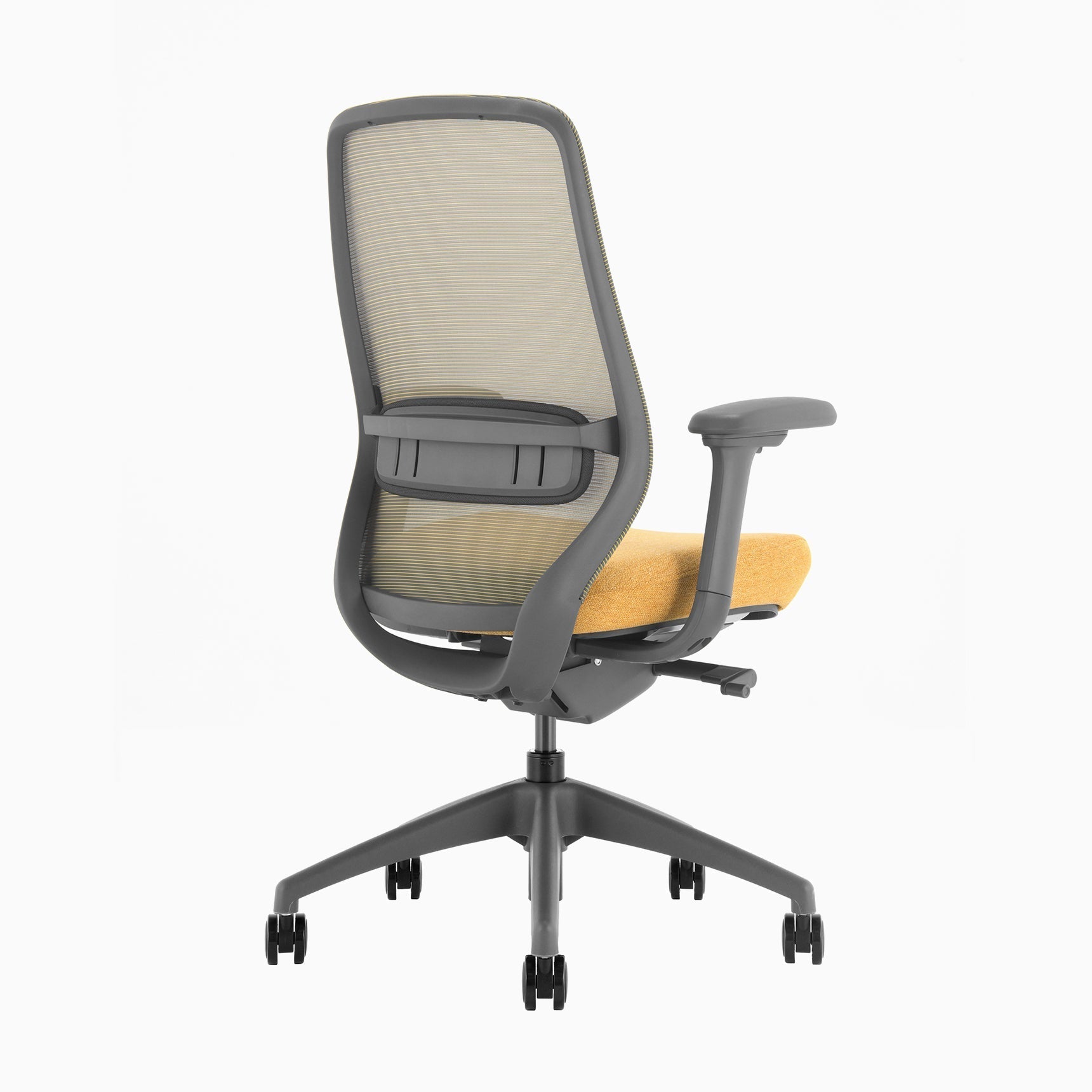 Desky CoilFlex Office Chair Yellow back side