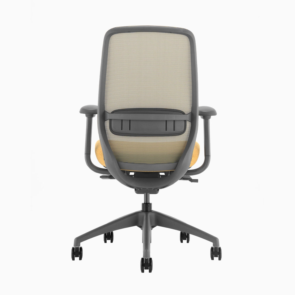 Desky CoilFlex Office Chair Yellow back