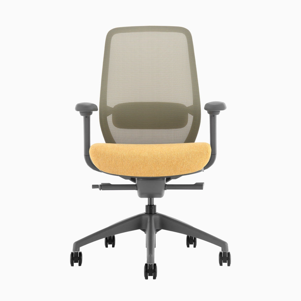 Desky CoilFlex Office Chair Yellow front