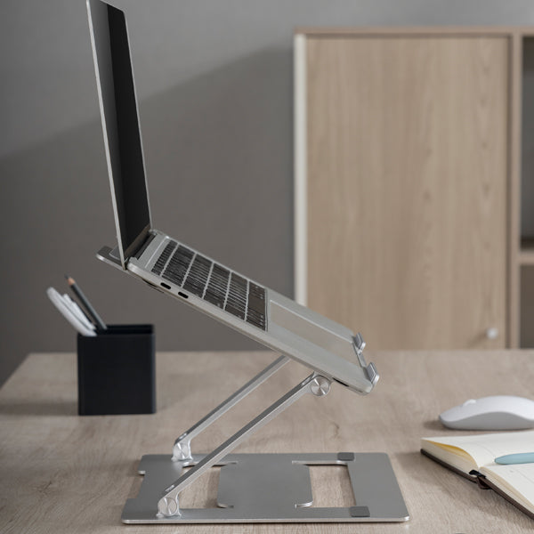 Desky height adjustable laptop screen riser