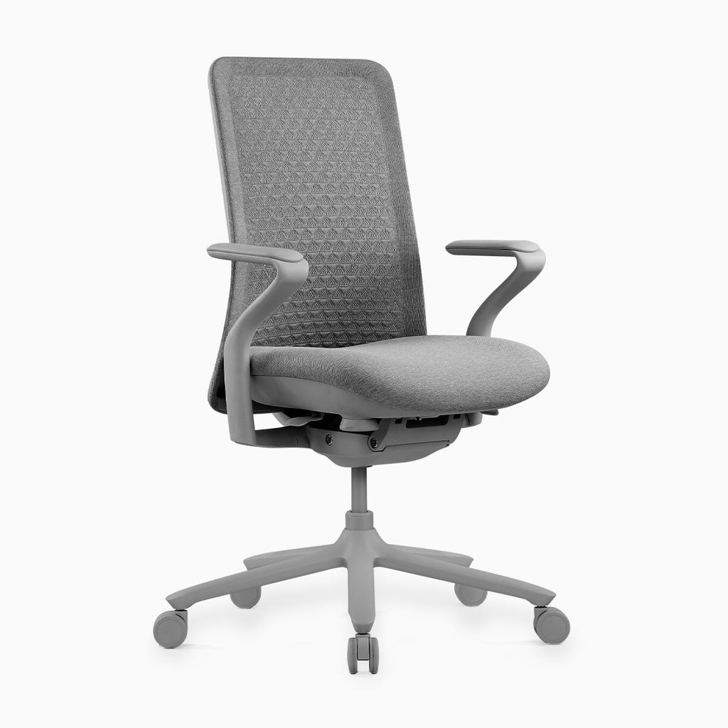 Desky Pro Ergonomic Mesh Chair in Lunar Grey