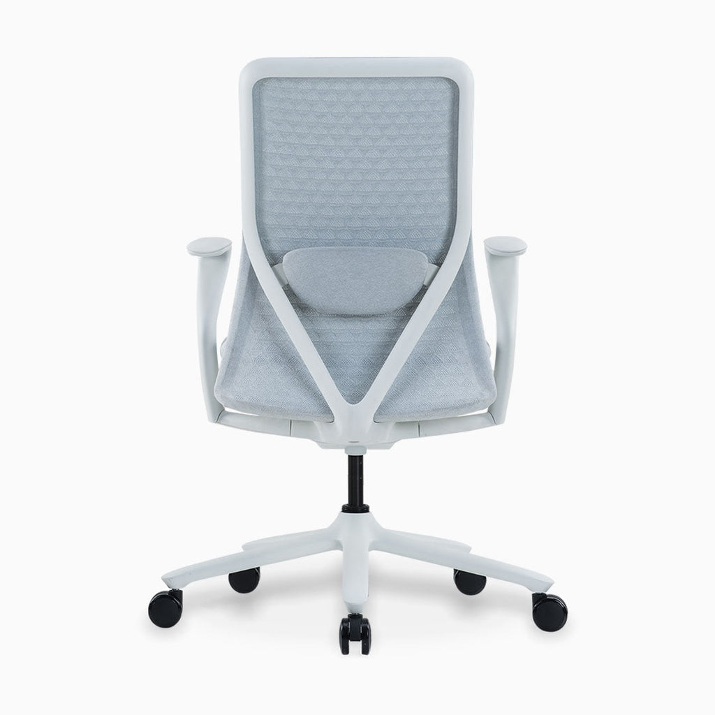 Desky Pro Mesh Chair Soft White back