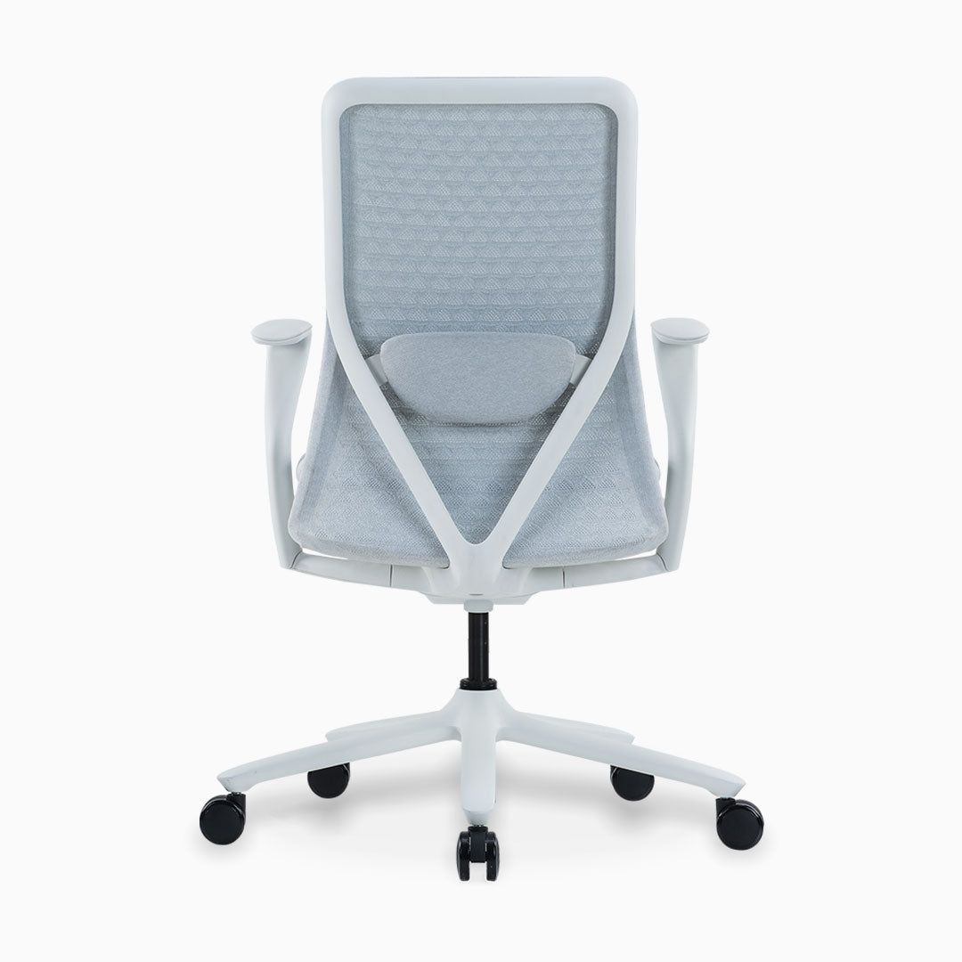 Desky Pro Mesh Chair Soft White back
