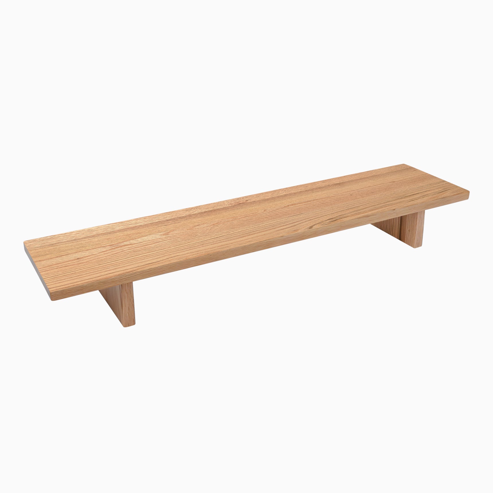 Desky Monitor Stand in Red Oak Hardwood