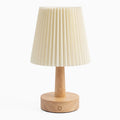 Desky Ripple Cordless Wooden Desk Lamp