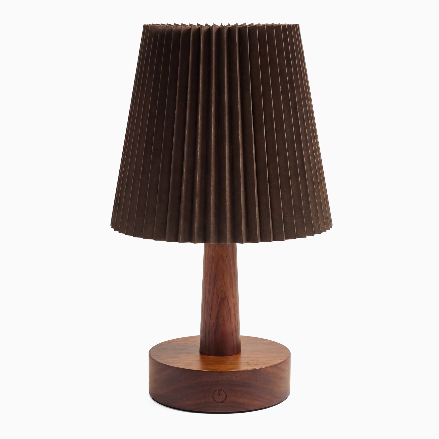 Desky Ripple Desk Lamp in Walnut stain