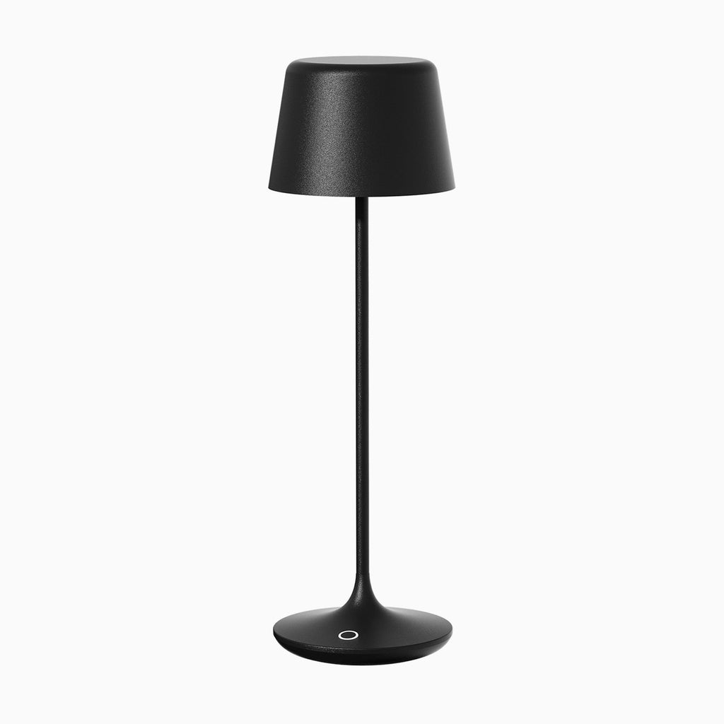 Desky Silhouette Cordless Desk Lamp in Black