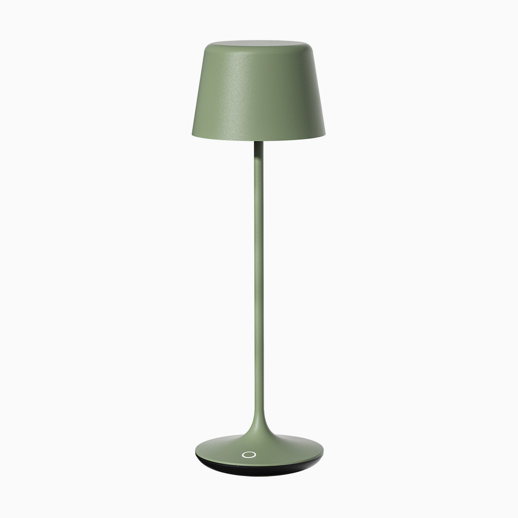 Desky Silhouette Cordless Desk Lamp in Sage Green