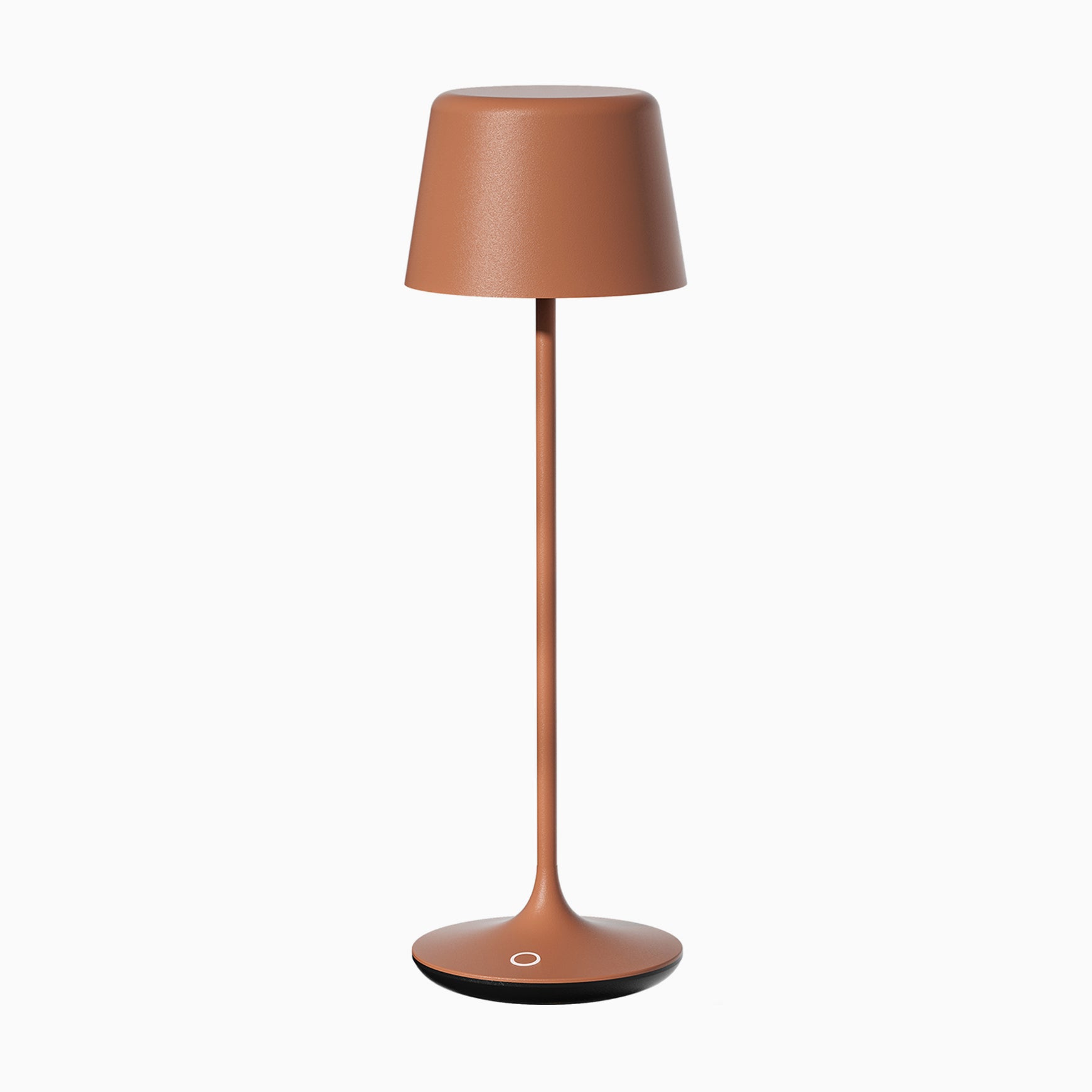 Desky Silhouette Cordless Desk Lamp in Terracotta