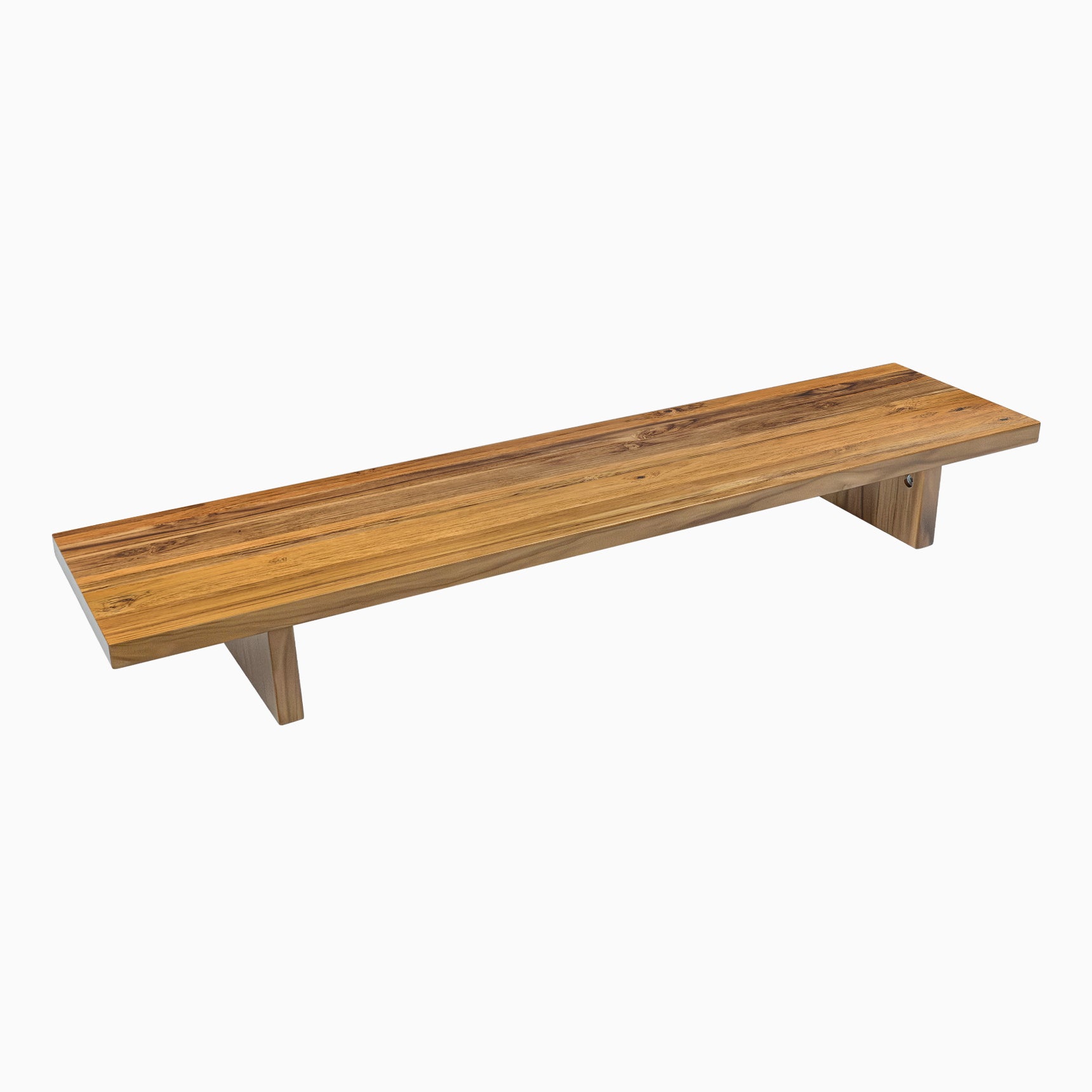Desky Monitor Stand in Teak Hardwood