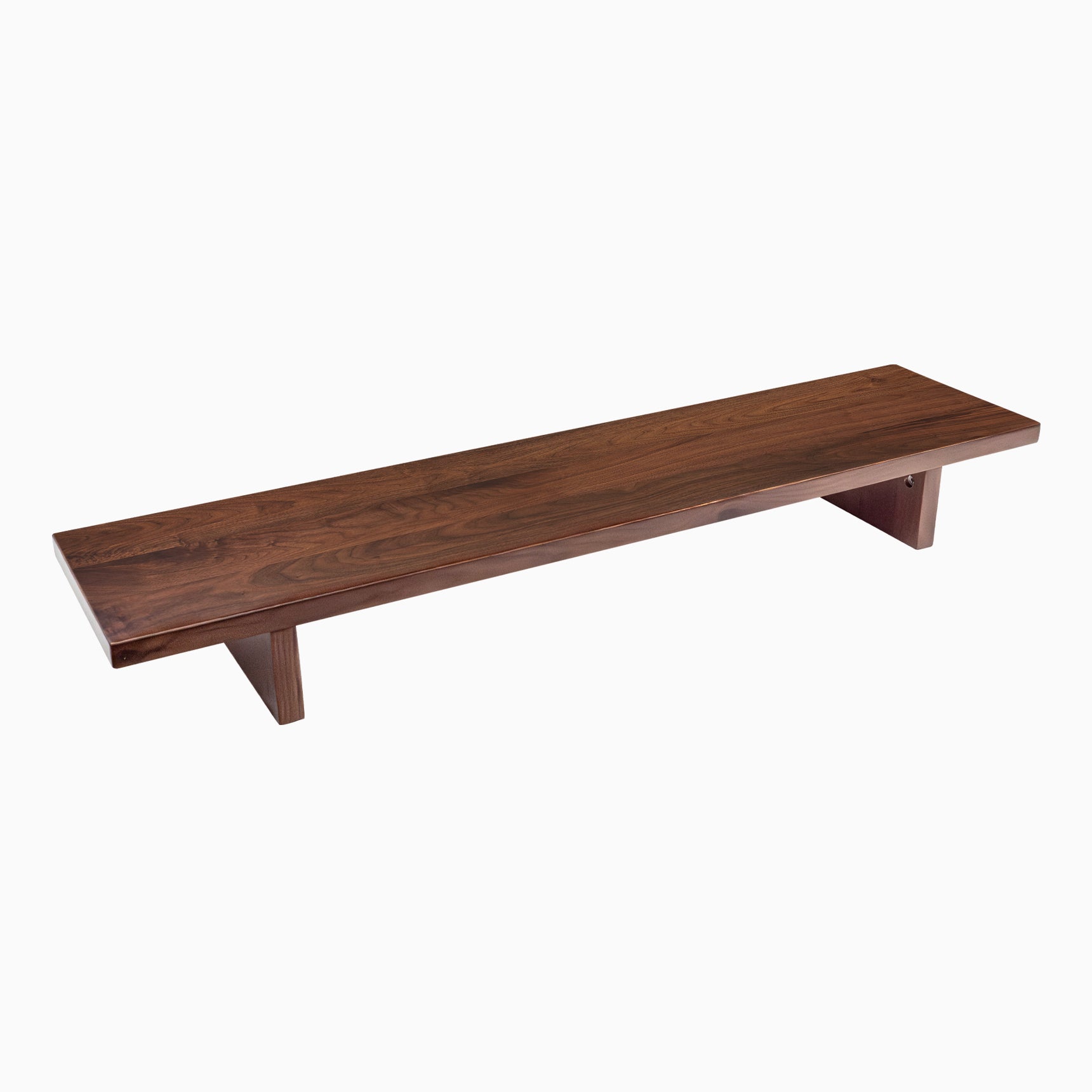 Desky Monitor Stand in Walnut Hardwood
