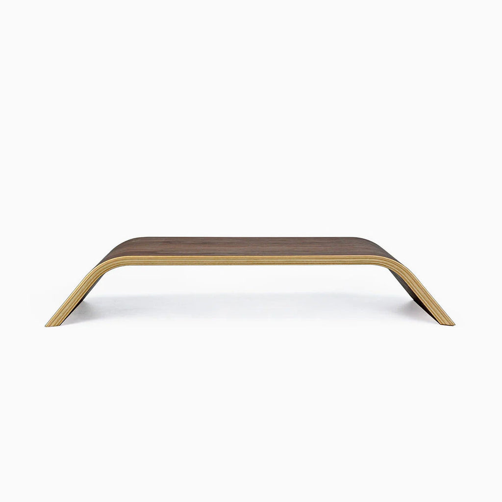 Desky Wooden Walnut Monitor Riser