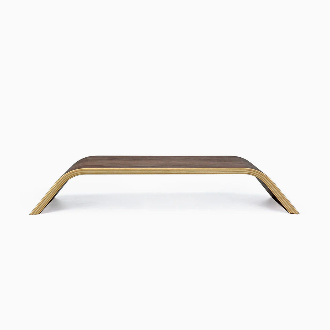 Desky Wooden Walnut Monitor Riser