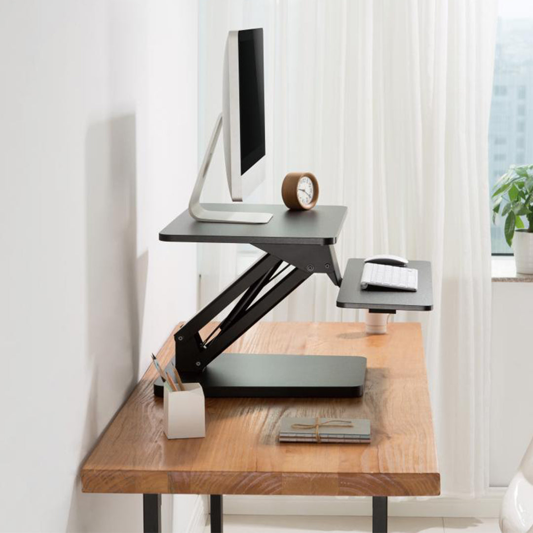 Desky Zero foldable compact standing desk converter