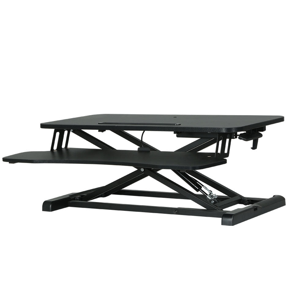 Standing Desk Riser Height Adjustable 80cm Black