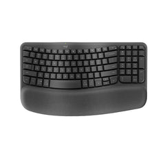 Logitech Wave Keys Wireless Ergonomic Keyboard, Graphite