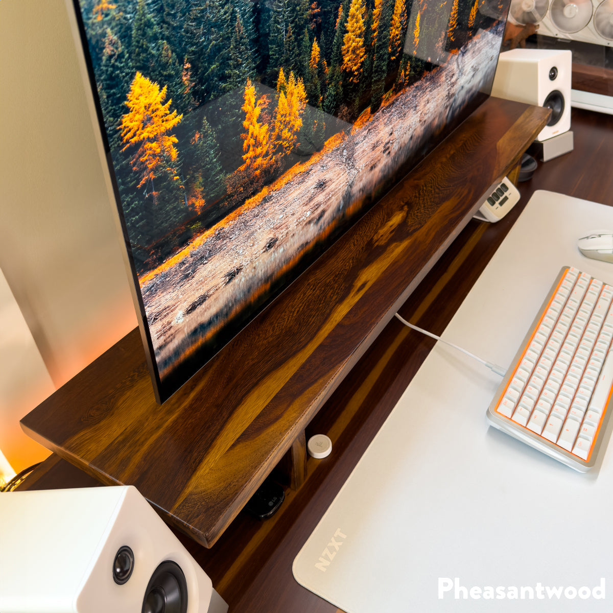 Desky Monitor Stand Pheasantwood