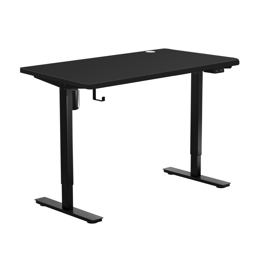 Oikiture Single Motor Standing Desk 140cm in Black