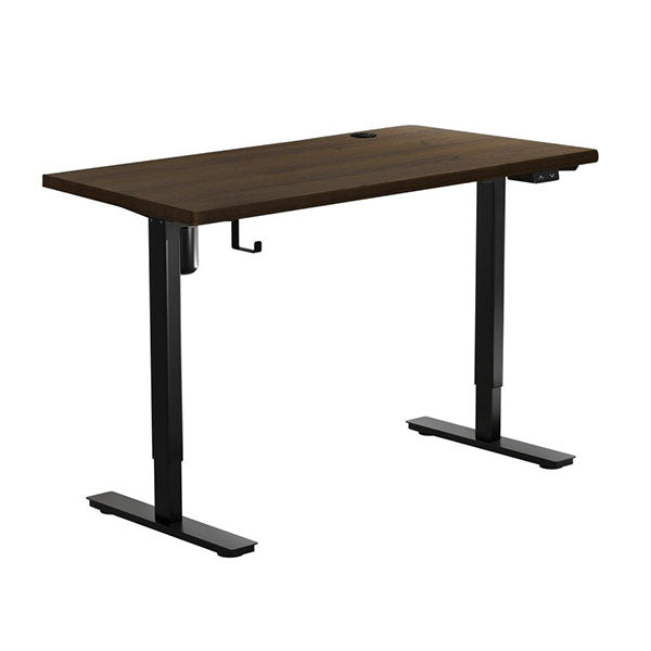 Oikiture Single Motor Standing Desk 150cm Walnut top