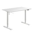 Oikiture Single Motor Standing Desk 150cm in White