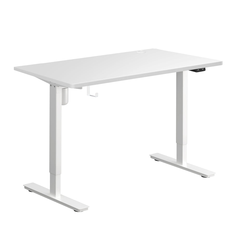 Oikiture Single Motor Standing Desk 150cm in White