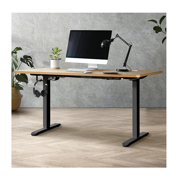 Oikiture Single Motor Standing Desk 160cm frame and desktop