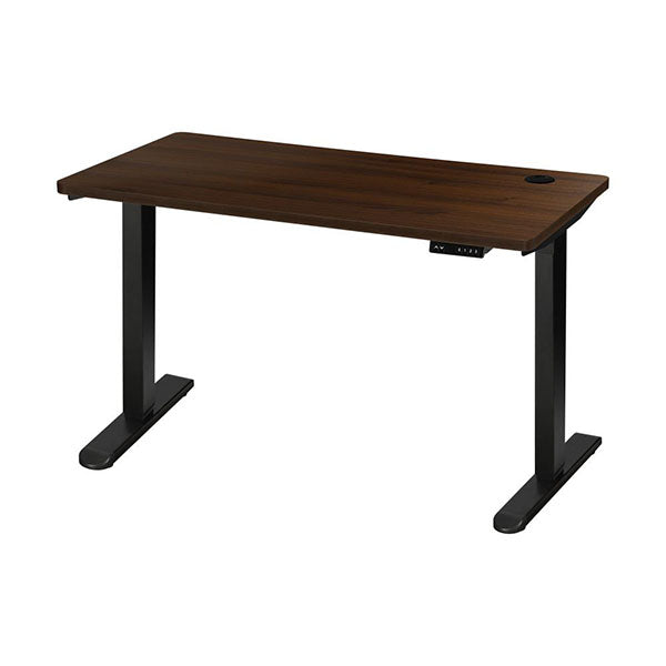 Oikiture Single Motor Standing Desk 160cm in Walnut