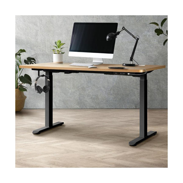 Oikiture Dual Motor Standing Desk frame and desktop