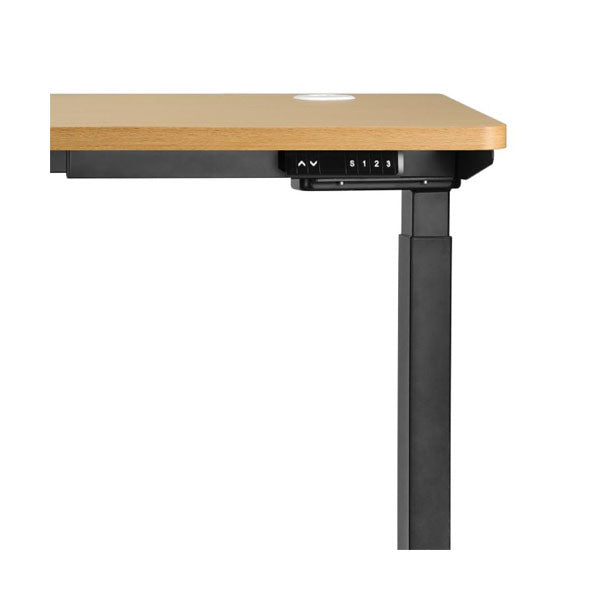 Oikiture Dual Motor Standing Desk adjustable feet